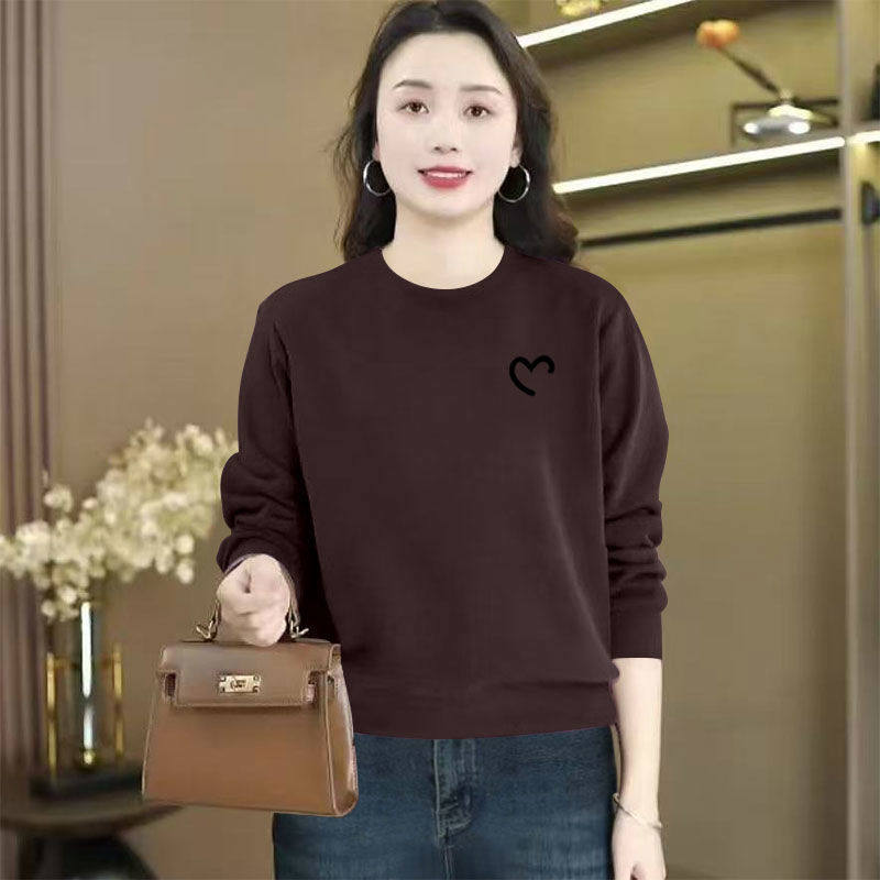 高品质华棉短款长袖卫衣女秋冬女装显瘦正肩短款休闲宽松时尚上衣