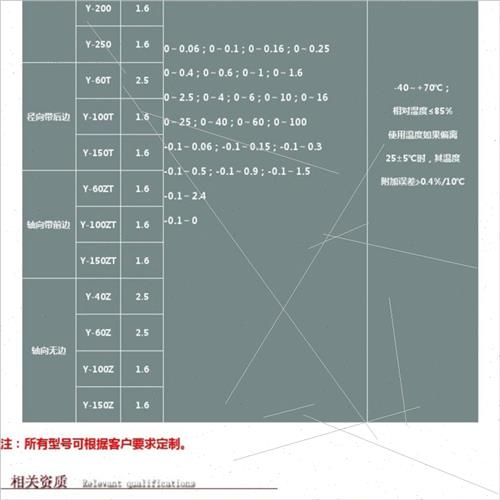 耐震YN100BFZT耐高温边耐。不锈钢压力表压力表腐蚀v轴向带-封面