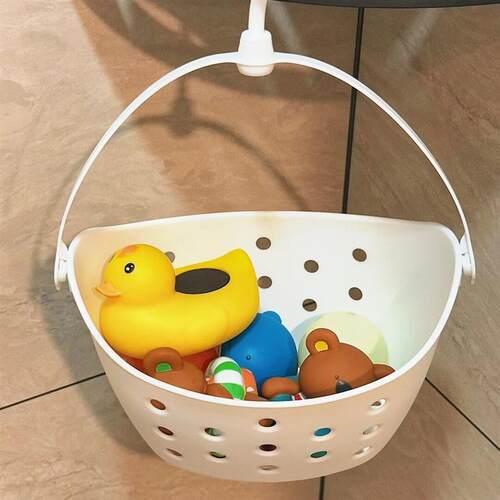 游泳洗澡收纳沥水篮儿童玩具洗护用品晾衣夹置物挂篮柔韧结实厂家