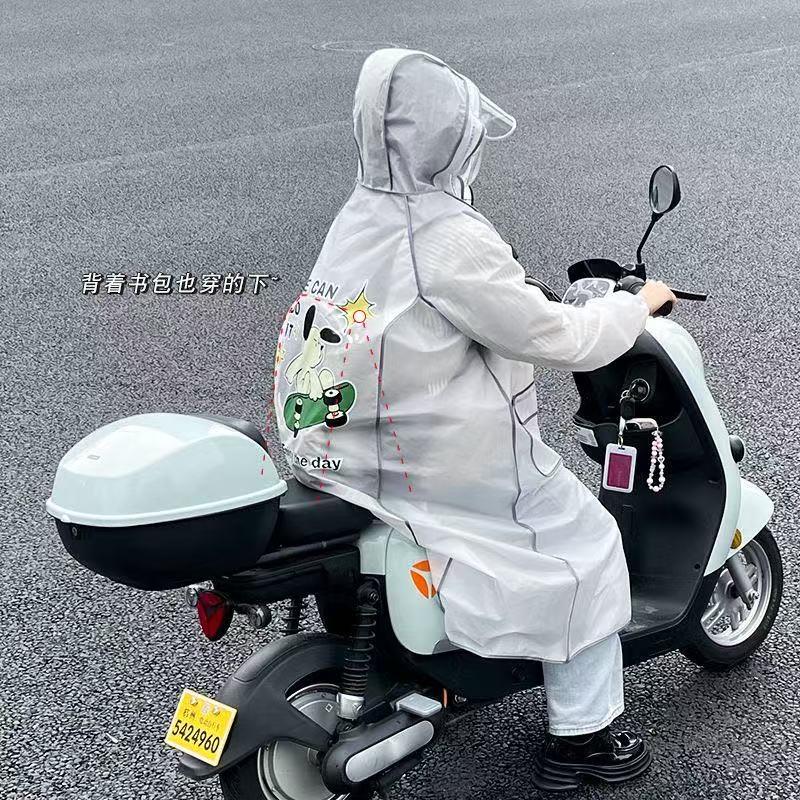 可爱电动车专用雨衣骑行人车分离长款全身防暴雨成人外穿加厚厂家