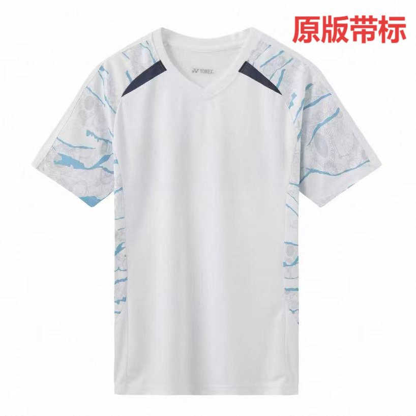 2025YY新款羽毛球服套装男女短袖速干透气大赛服比赛训练队服定制