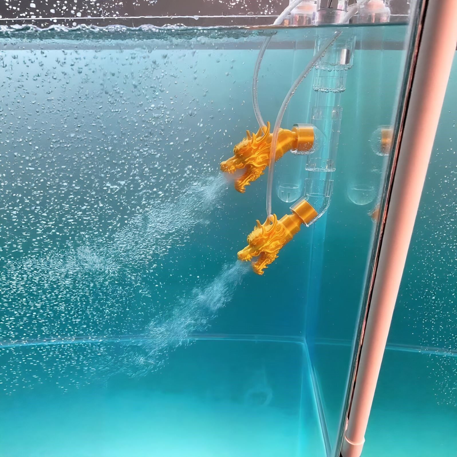 3D打印鱼缸增氧龙头出水嘴