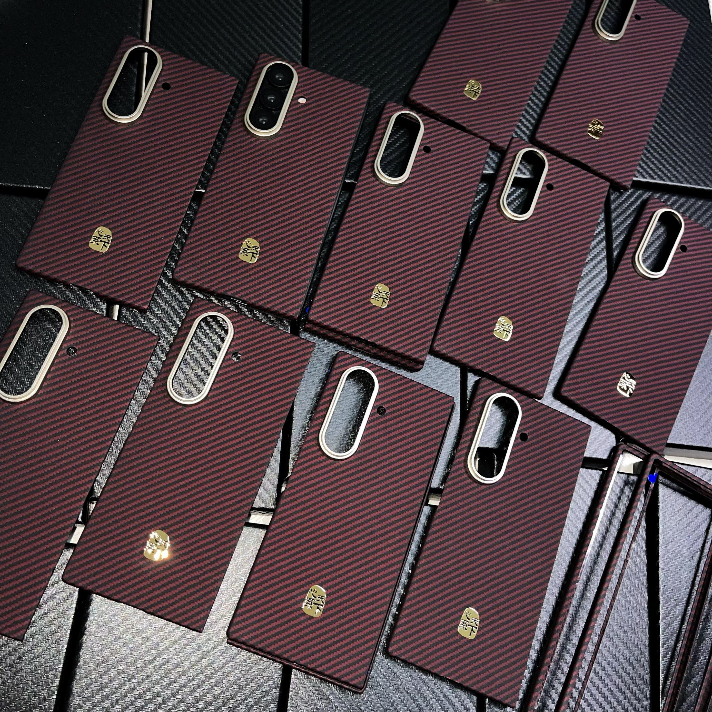 适用于三星W26真碳纤维ZFold7心系天下W25手机壳防摔强磁吸官方同款简约高档轻奢凯夫拉