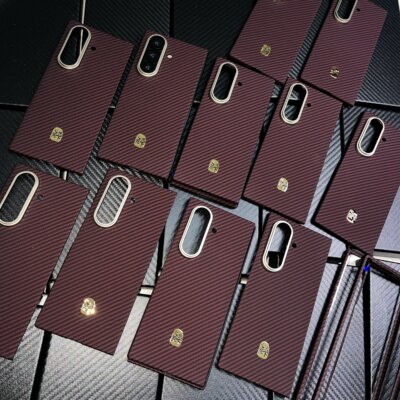 高档轻奢凯夫拉W26真碳纤维磁吸