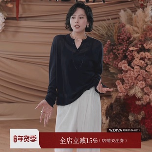 魏老板【水云间】莱赛尔天丝+亚麻品质休闲开胸针织衫女3Z3024096