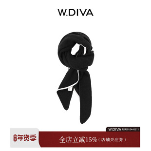 【界域】Row风复古叠搭氛围感羊绒三角围巾披肩慵懒53J293018