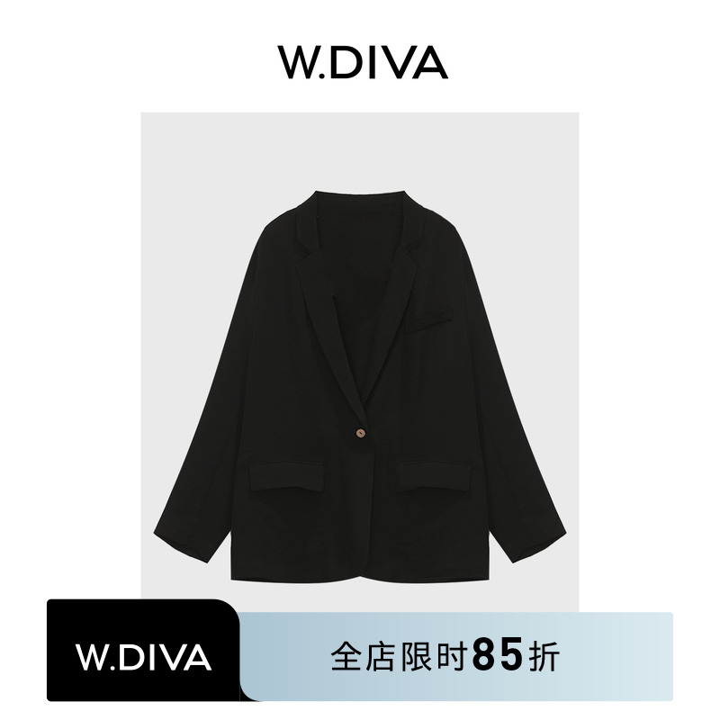 极简高级感平驳领西装外套