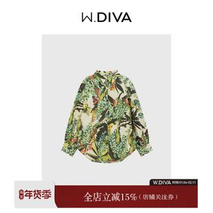 魏老板【夏风】春季亲肤舒适高定高织纯棉印花长袖衬衫51S221252