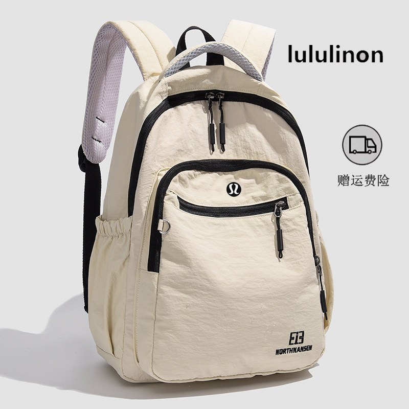 加拿大lu运动登山包大容量轻便户外旅行包健身双肩背包女学生书包