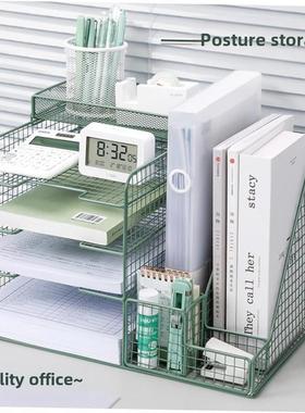 1Pc Desk File Folder Document Paper Organizer Storage Holder