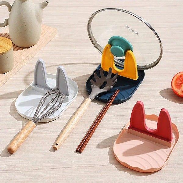 1pcs Polychrome Foldable Nordic Style Pot Holder Lid Shovel