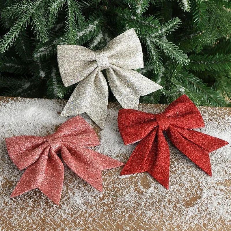 20cm Large Bows Christmas Tree Bowknot Ornaments Gift Presen