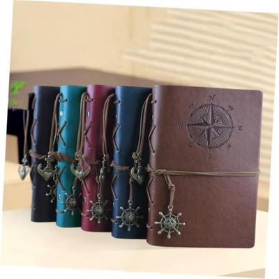 Leather Journal Notebook Cover Diary A6 Unlined Blank Paper