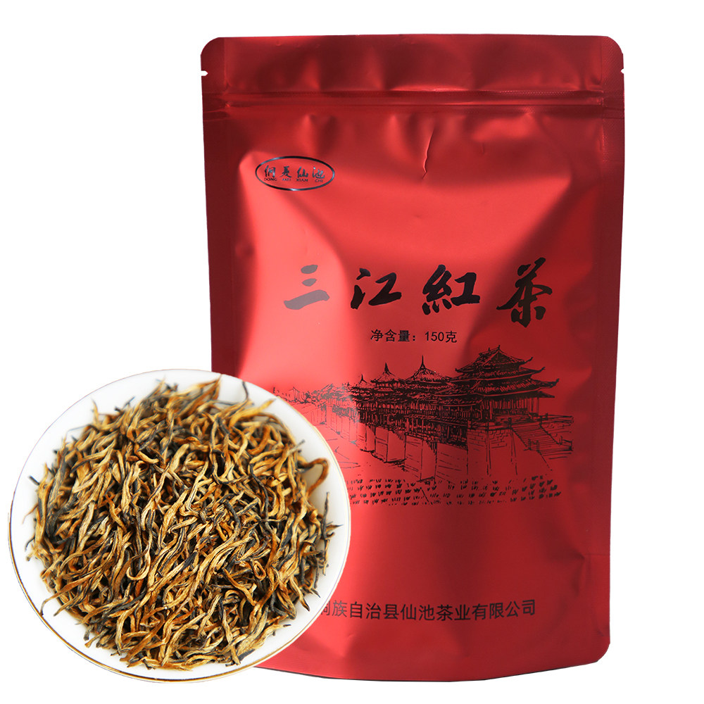 广西三江红茶金芽150g/袋