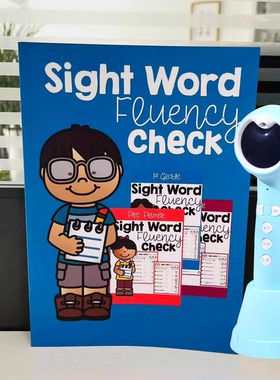 小蝌蚪点读书Sight Word Fluency Check高频词趣味连线练习册