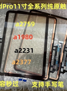 适用iPad Pro11寸A1980 A1979 A2228 A2068 A2230 A2231触摸屏幕