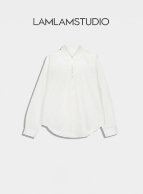 “千金印迹”纯棉经典对格提花单排扣简约衬衫 张一琳 L253510T