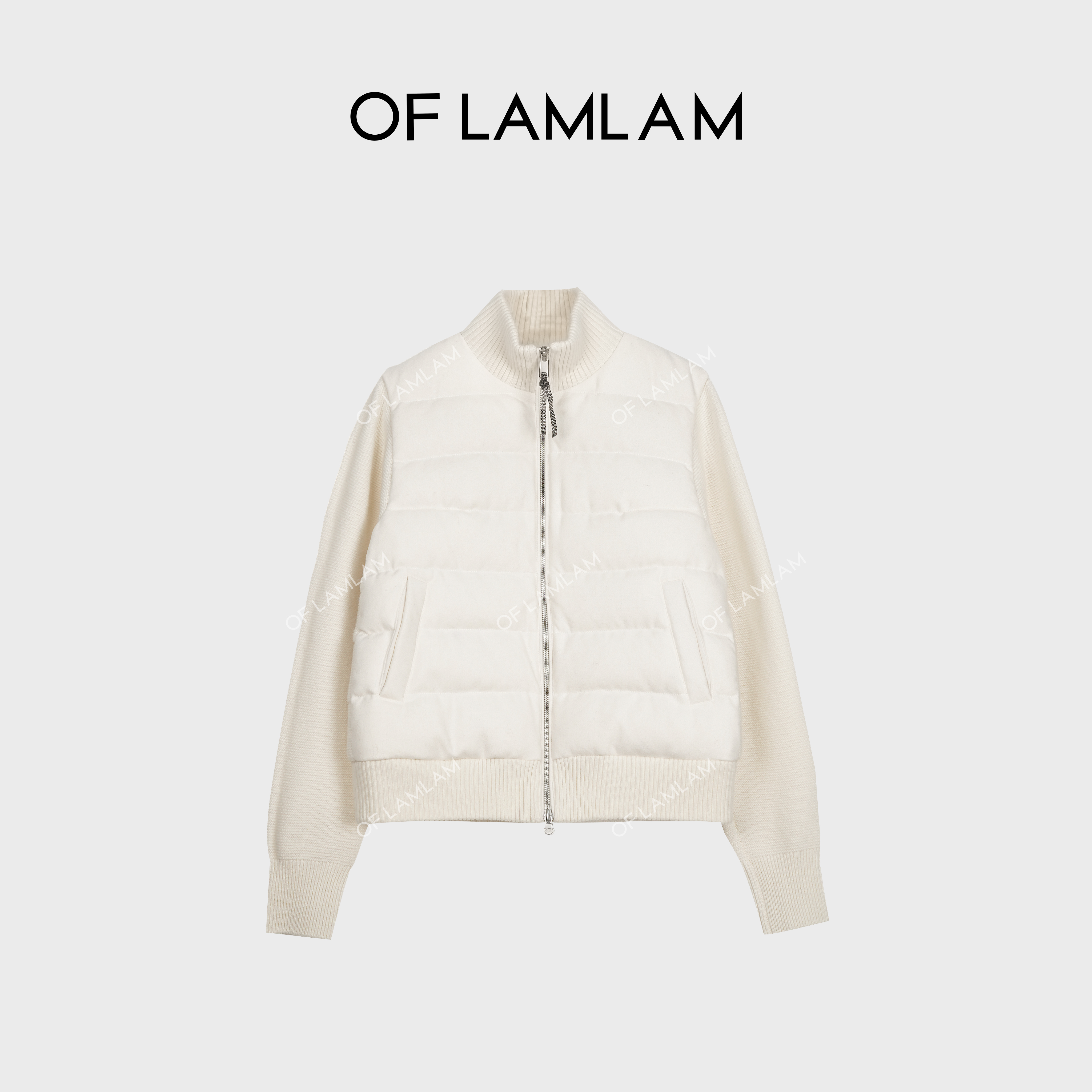 “奢雅匠作”BC款100%绵羊毛白鹅绒定奢羽绒服 OFLAMLAM MW164G