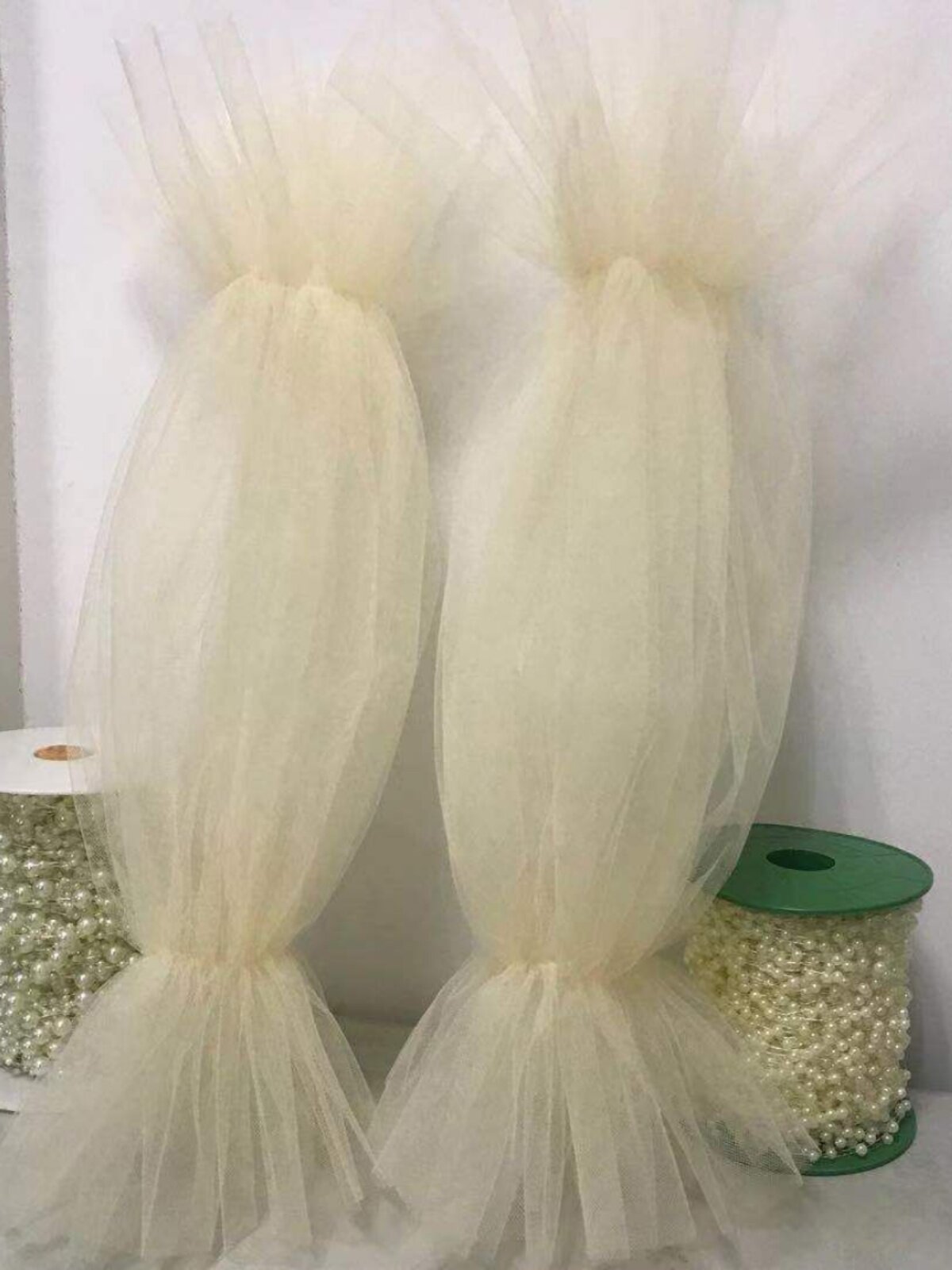 신부 장갑 웨딩 드레스 메쉬 퍼프 핸드 슬리브 커버 팔 튜브 탑 웨딩 드레스 한국어 숲 웨딩 액세서리