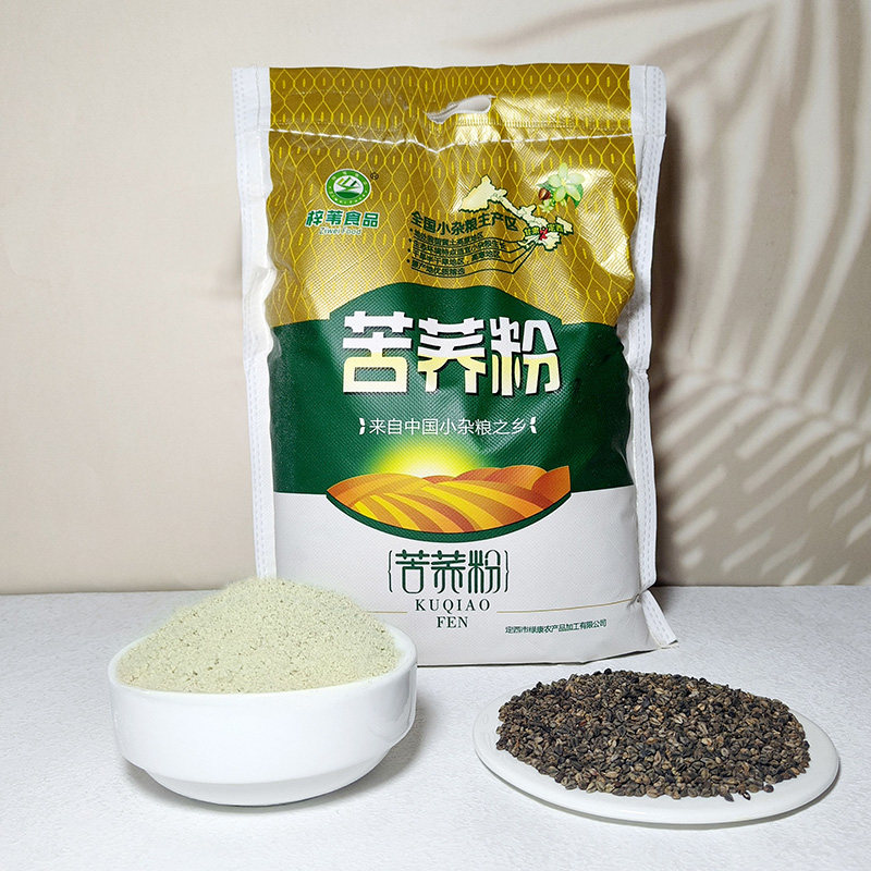 甘肃山区高海拔定西市通渭县杂粮面苦荞面粉苦荞粉袋装