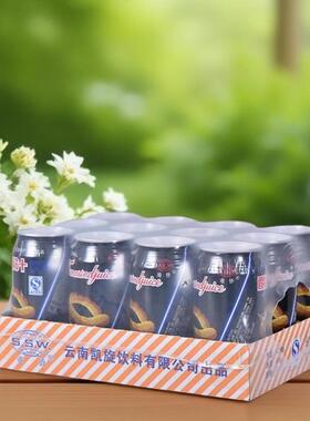 港侨酸角汁饮料云南老牌子经典酸甜果味饮品338mlx12罐装整箱批发