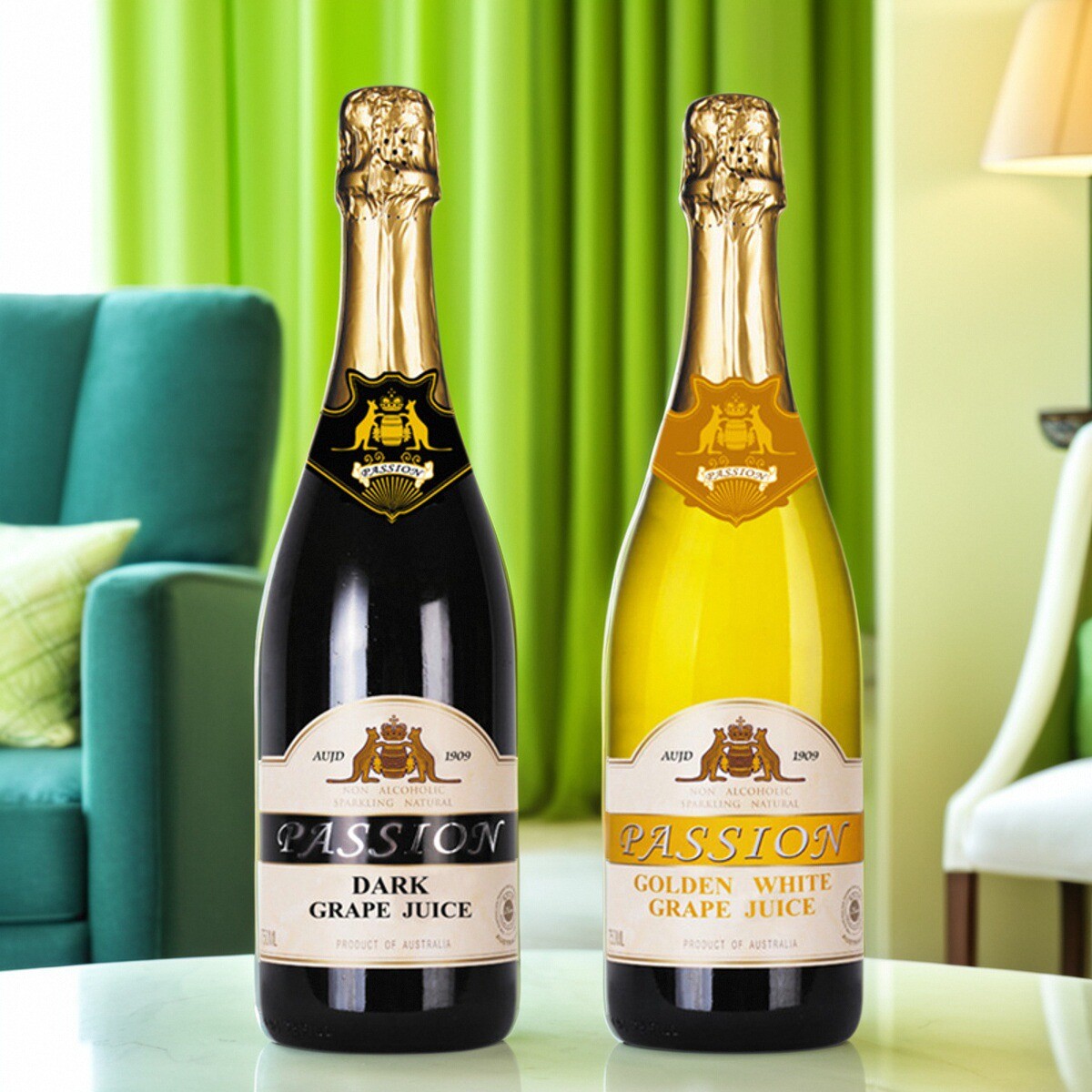 芭翠提纯黑葡萄汁无醇瓶装汽泡汁