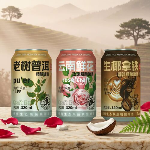 玫瑰味精酿啤酒老树普洱茶迪科龙
