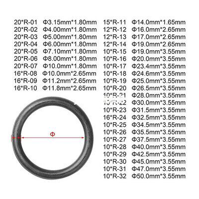 极速420 Pcs/32 Sizes Rubber xTap 0-Ring Sealing Gasket Washe