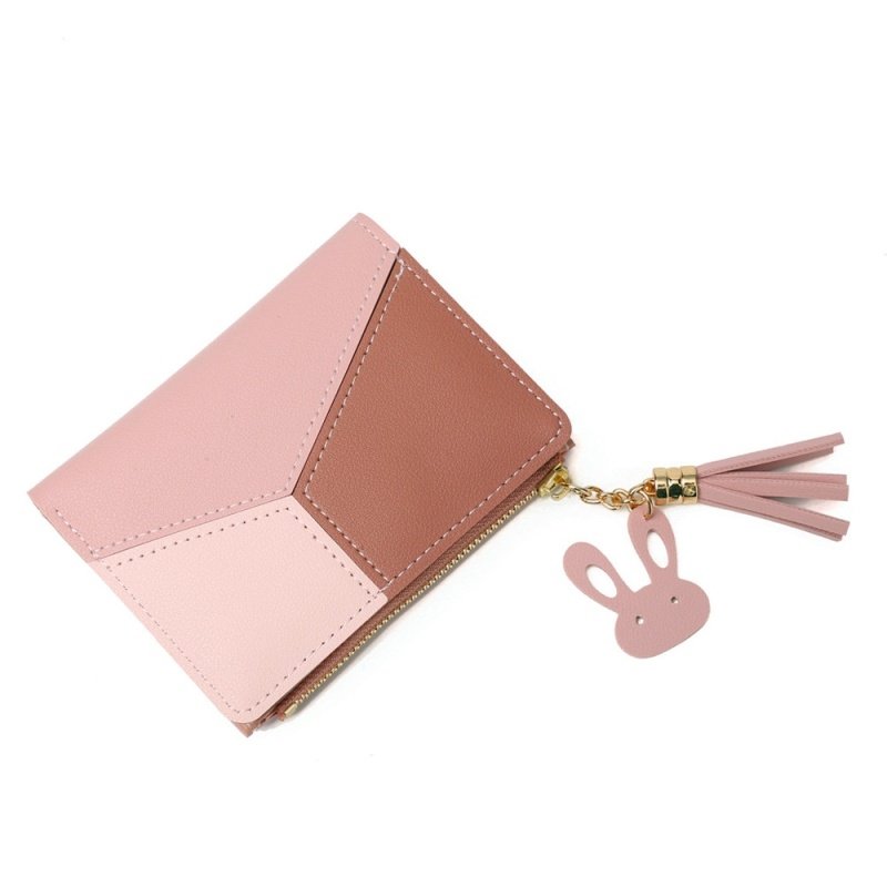 Wallet Card Holder For Women Wallets Zipper Purse Coin Pur