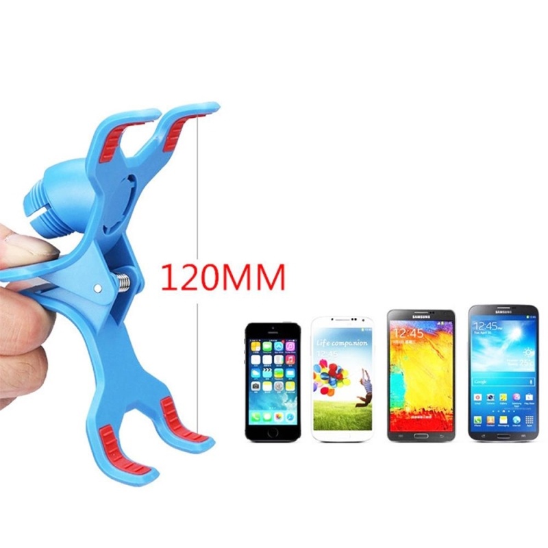 网红Bracket Two Clamp Phone Stand Holder for Cellphone Suppo