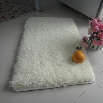 极速New Fashion Flokati Shaggy Seatmat Carpet BeSige Rug Ant