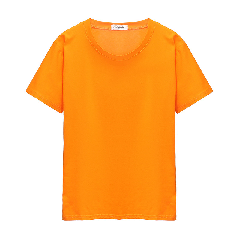 40S奥代尔95%棉5%氨纶女式短袖 圆领t恤定制厂家工作服装定做加工