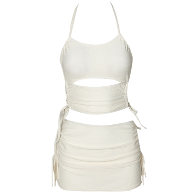 WESWIM女分体镂空遮肉泳衣