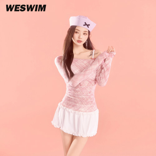 WESWIM长袖罩衫套装比基尼泳衣女