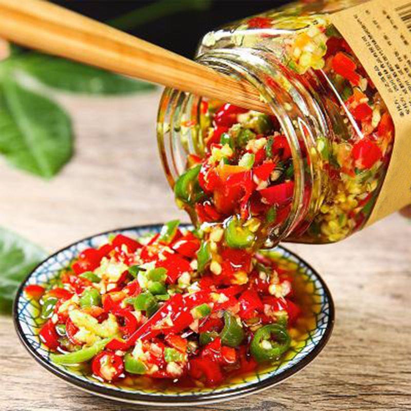 江西手工剁椒特辣蒜蓉自