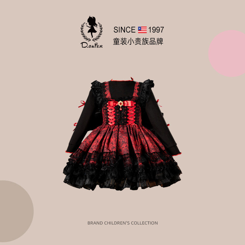 DeerBell女童公主裙洛丽塔高级感图片