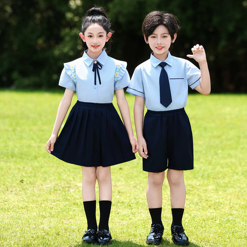 六一儿童演出服幼儿园园服毕业照班服小学生诗歌朗诵合唱表演服装
