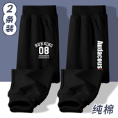 子儿童运动裤 卫裤 2025新款 中大童春秋款 宽松洋气休闲裤 男童裤