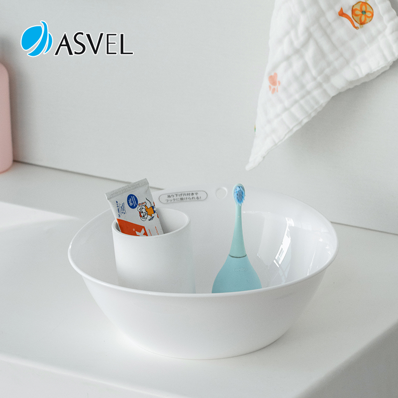 日本asvel抗菌新生儿婴儿洗脸盆