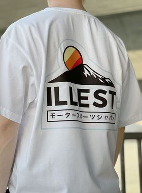illest冒险家系列夏季美式户外小众简约潮流品牌创意休闲短袖t恤