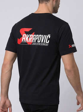 天蝎排气竞技及街头性能巅峰改装车赛车文化重磅纯棉圆领短袖T恤