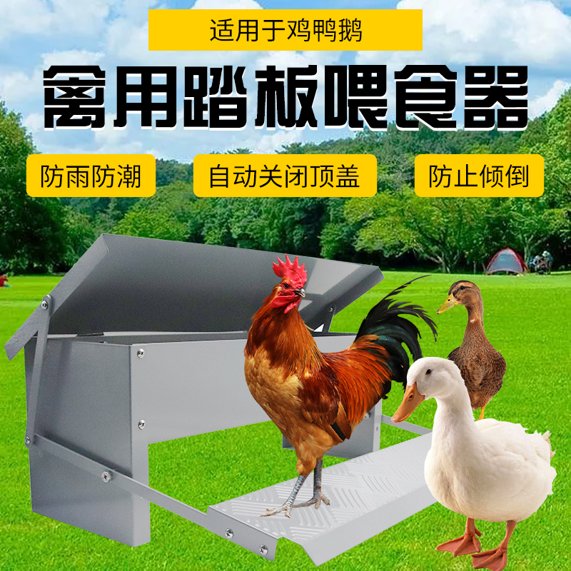 友牧鸡用喂食器踏板式食槽