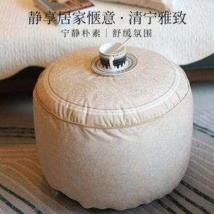 侘寂高级蒲团坐垫飘窗客厅感坐墩轻奢多用地毯卧室懒人家用榻榻米