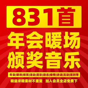 公司企业年会暖场颁奖演出晚会场主持人上场大型活动庆典背景音乐