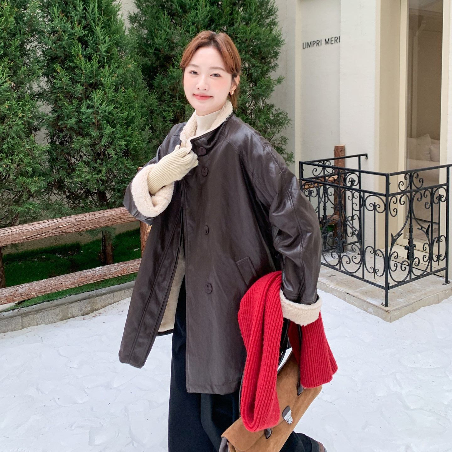【有现货】【主推款】羊羔毛皮衣外套女加绒棉服潮8967-P190-K288,女装皮衣,浙宝176（原073）
