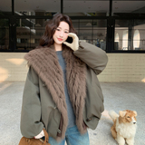 【有现货】【真狐狸毛】时尚加厚50绒派克羽绒服女8997-P355-K528，女装羽绒服，浙宝176（原073）