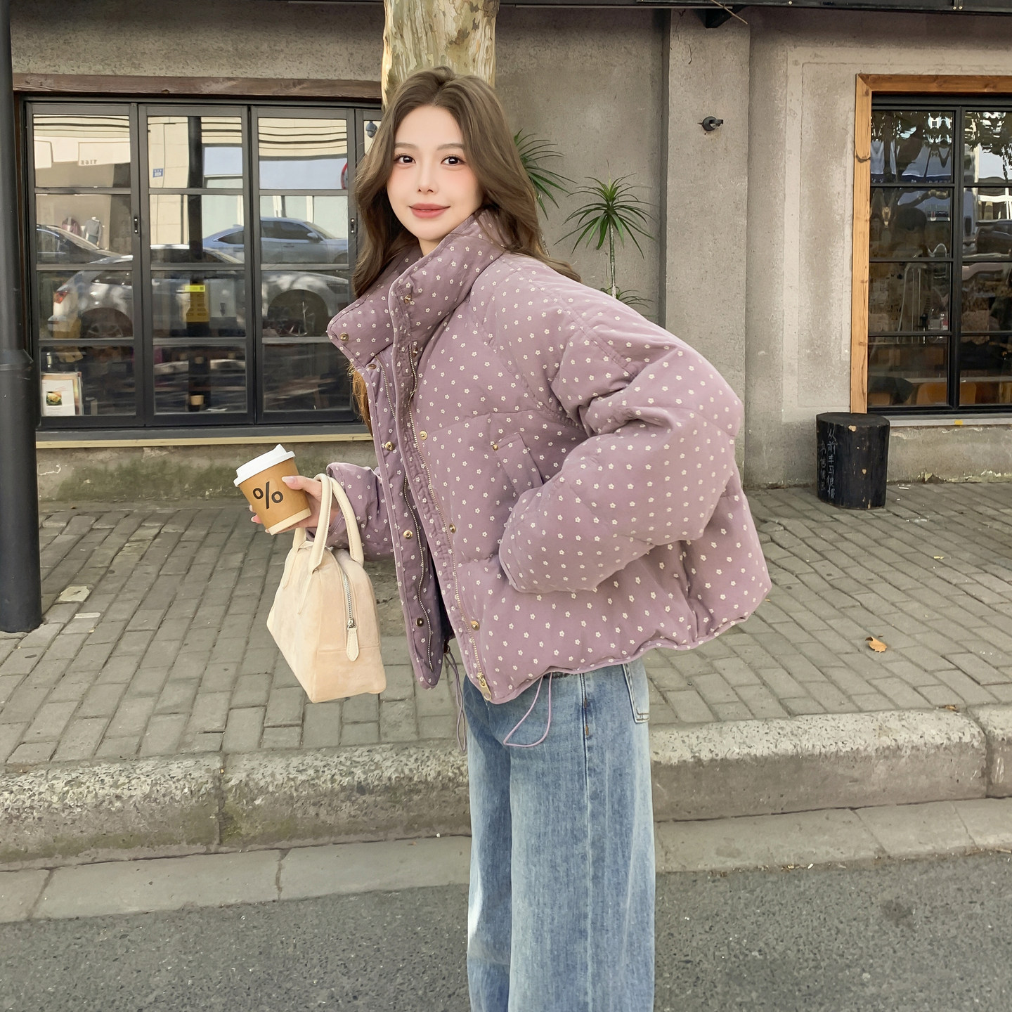 【有现货】【主推款】时尚加厚50绒羽绒服女短款8996-P265-K398,女装羽绒服,浙宝176（原073）