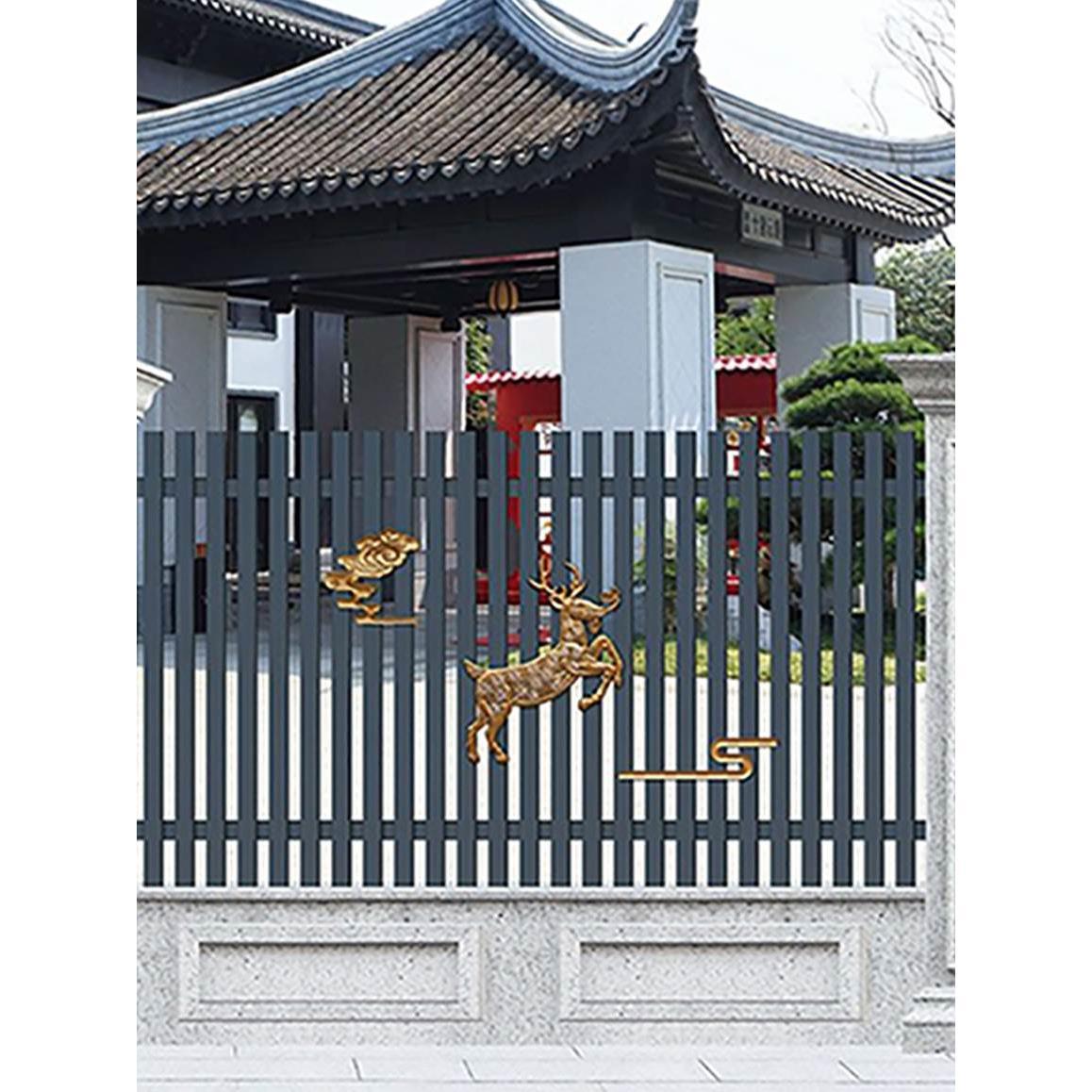 铝艺护栏铝合金阳台围栏别墅庭院防护栏花园围墙栅栏户外小区栏杆