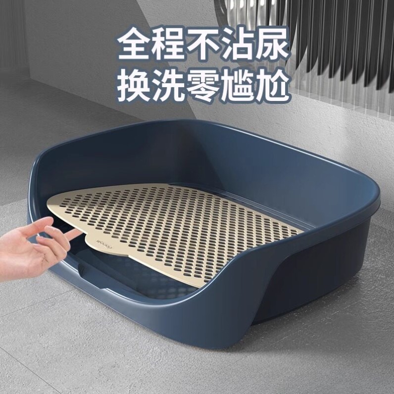 兔子厕所大号防喷尿围栏宠物小兔兔荷兰猪拉屎尿便便盆专用厕所品