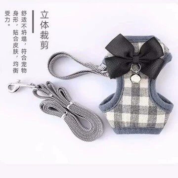 猫咪牵引绳背心式溜猫绳小狗狗小型犬幼犬宠物外出专用绳子防挣脱